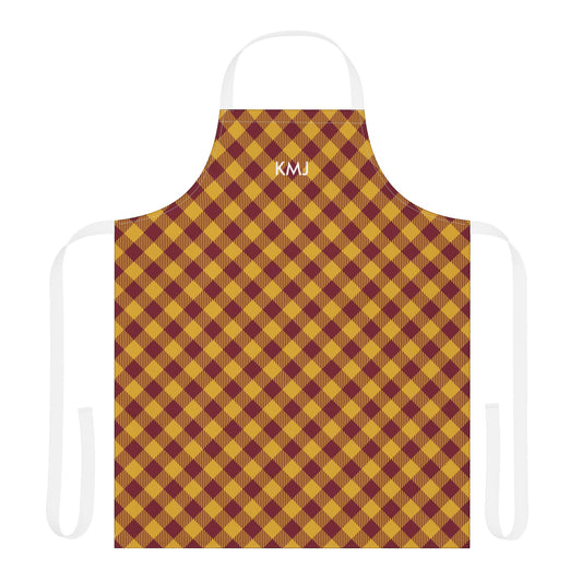 Apron - Personalized | Red & Yellow | Gingham