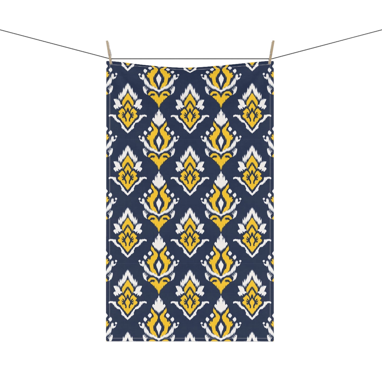 Tea Towels | Yellow & Blue | Ikat