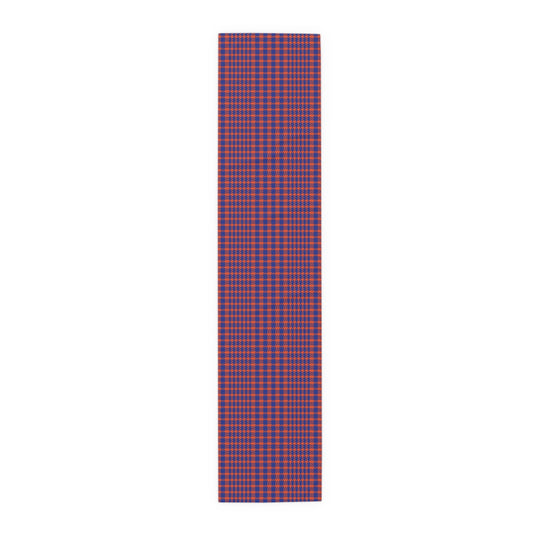 Table Runner | Bright Blue & Orange | Tweed