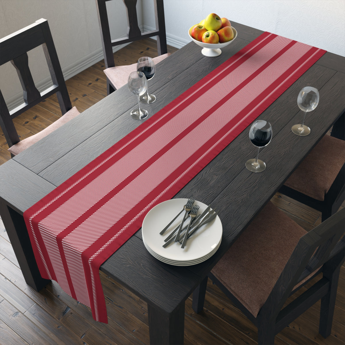 Table Runner | Bloomington, Indiana | Stripe