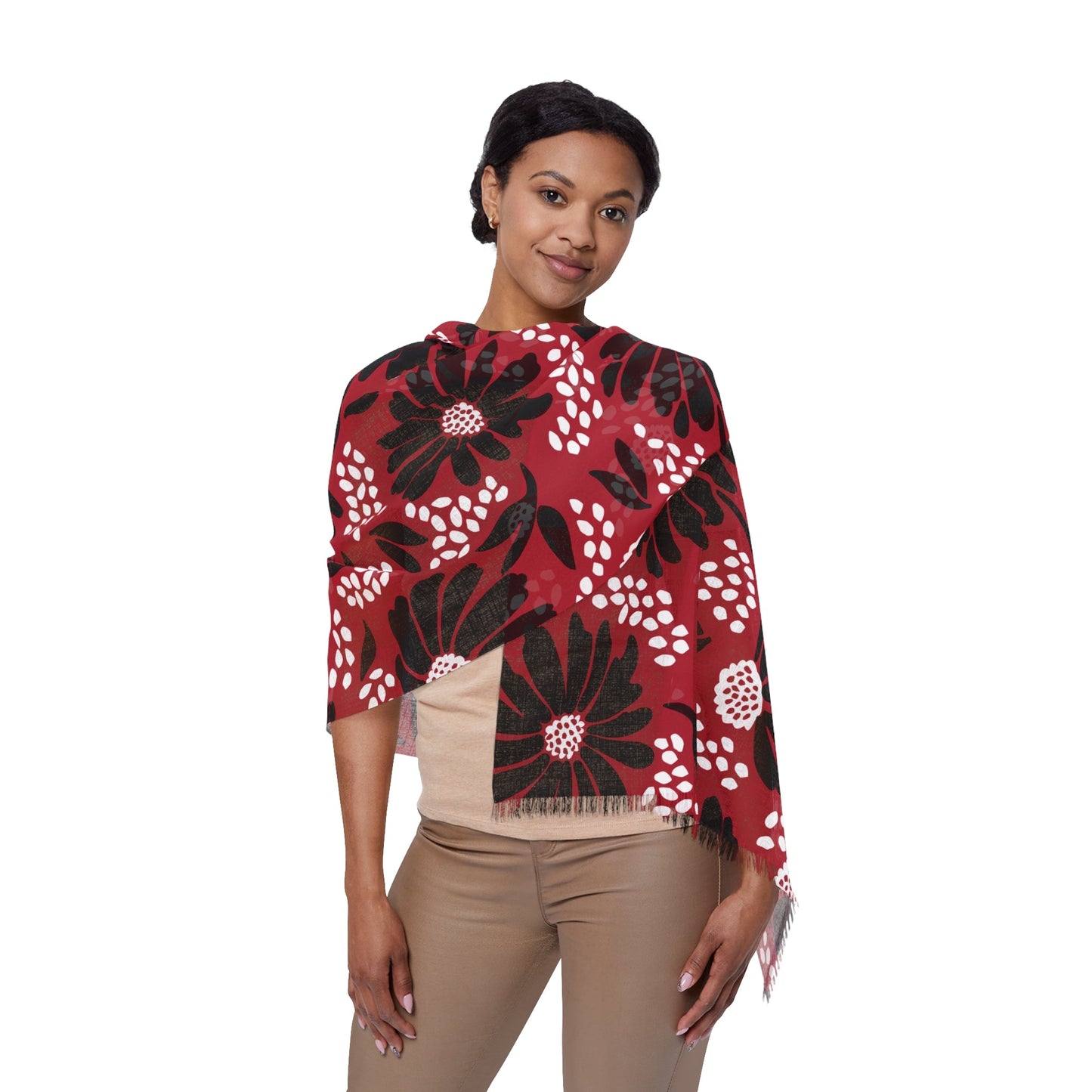 Scarf | Red & Black | Bellis