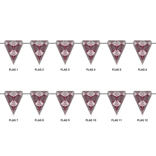Flag Garland | Starkville, Mississippi | Deco
