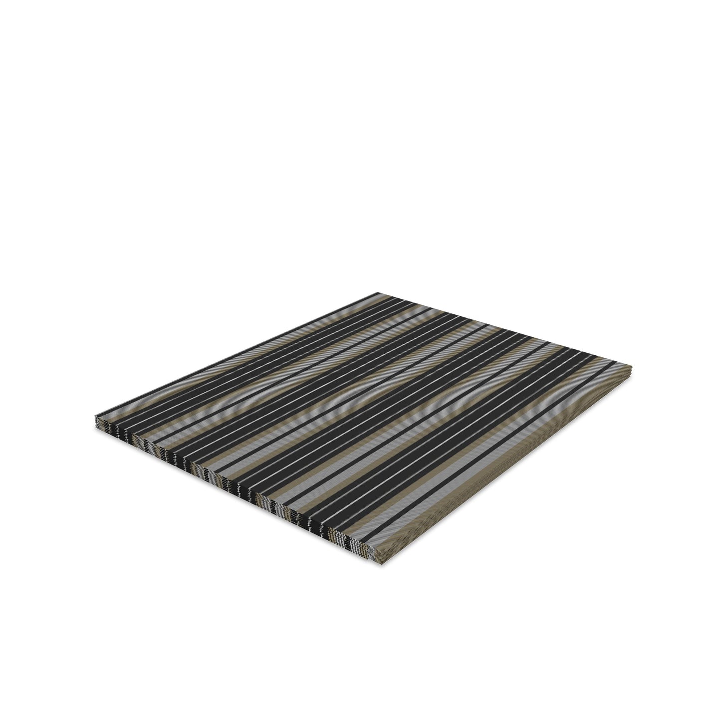 Notecards | Black & Gold | Stripe