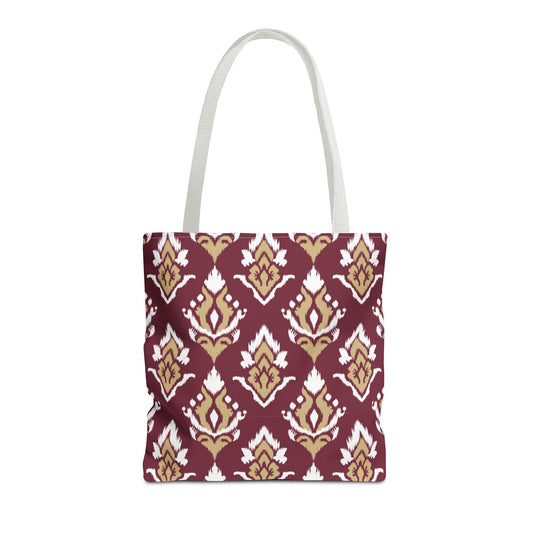 Totes | Maroon & Gold | Ikat