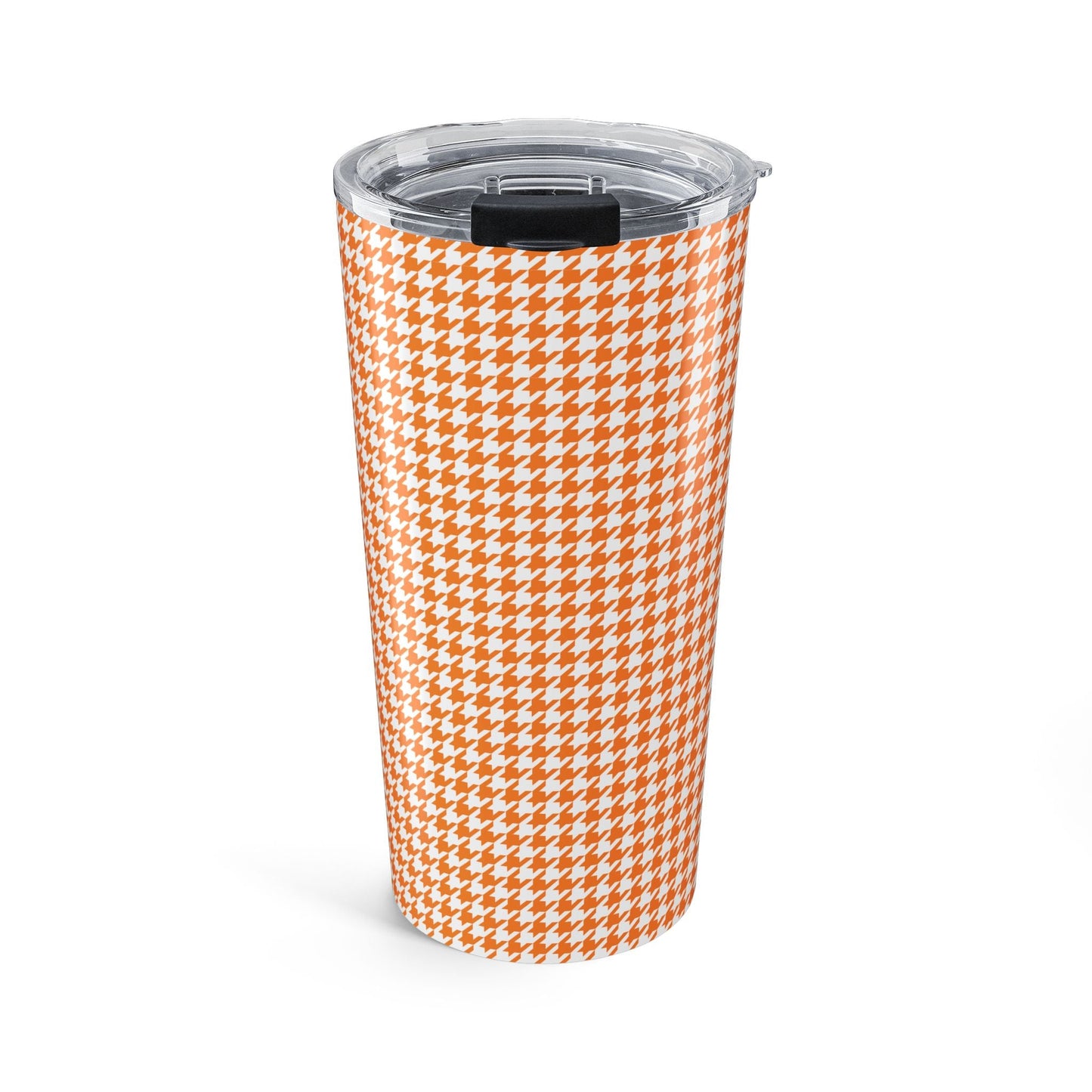 Tumbler | Orange & White | Houndstooth