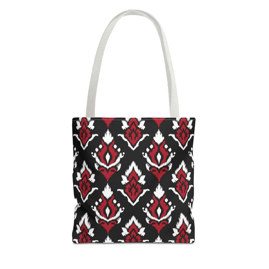 Tote Bag | Red & Black | Ikat
