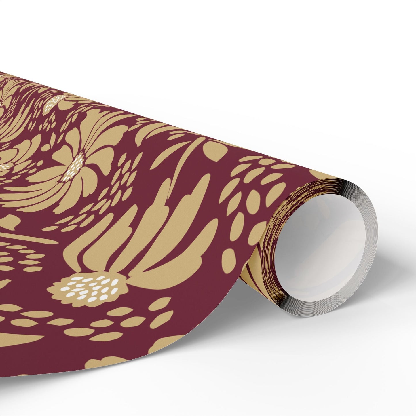 Gift Wrap | Maroon & Gold | Bellis