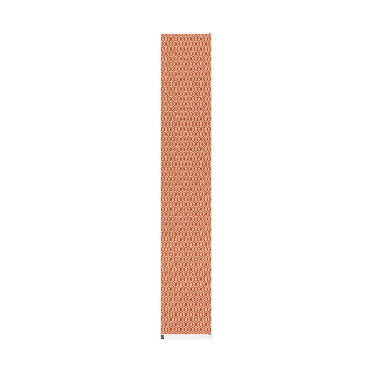Gift Wrap | Dark Orange & White | Ogee