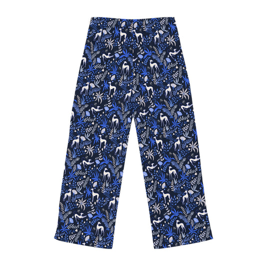 Adult PJ Pants | Greyhounds | Blue Fern