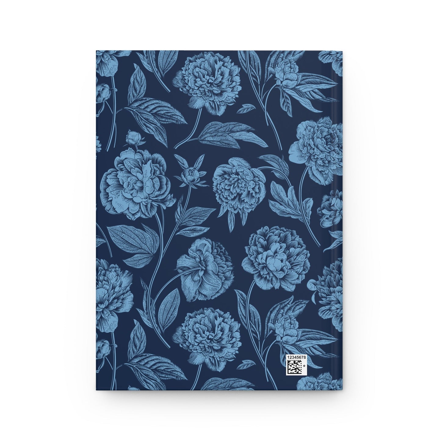 Journal | Light Blue & White | Peony