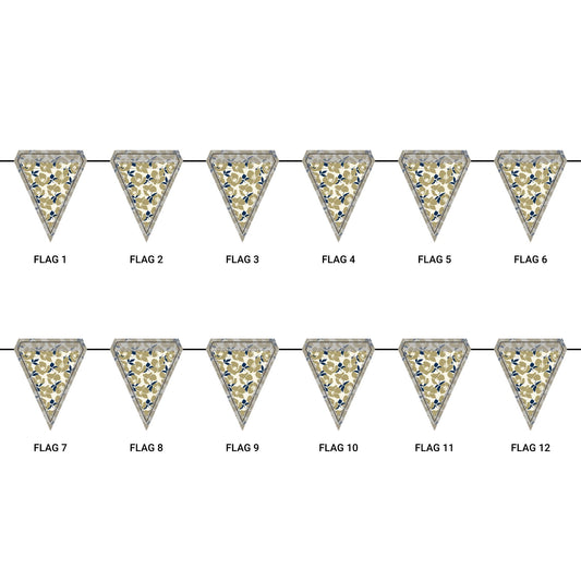 Flag Garland | Atlanta, Georgia | Poppy