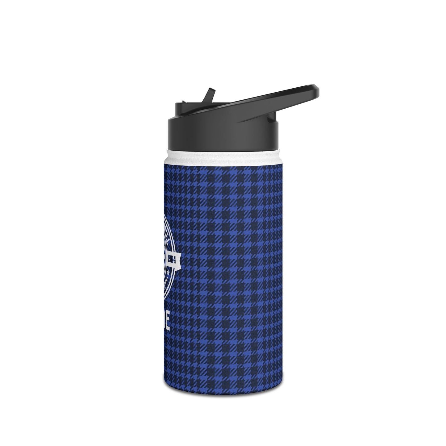 Insulated Water Bottle | Greyhounds | Blue Tartan
