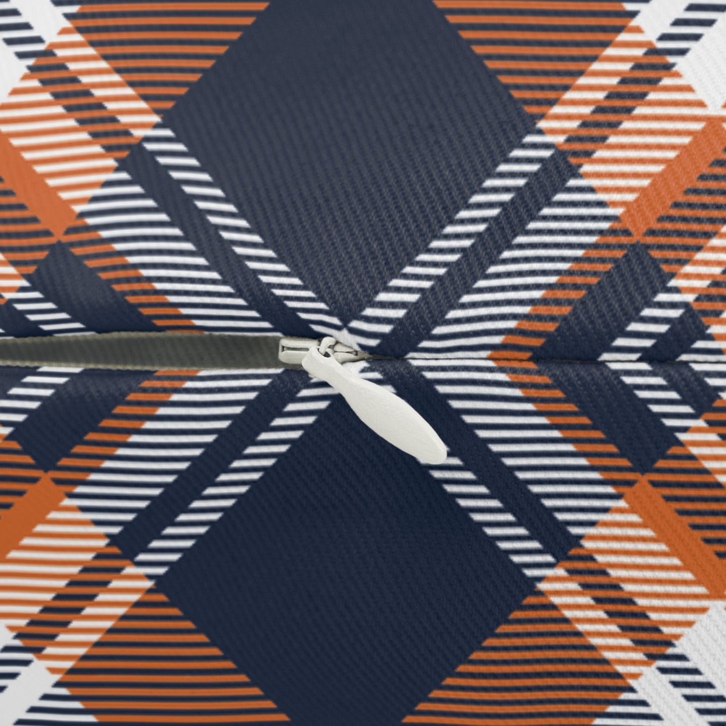 Pillow | Orange & Blue | Tartan