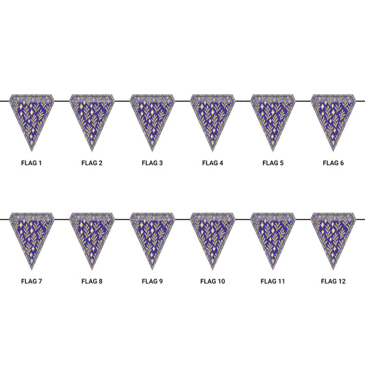 Flag Garland | Harrisonburg, Virginia | Laurel