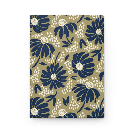 Hardcover Journal | Blue & Gold | Bellis