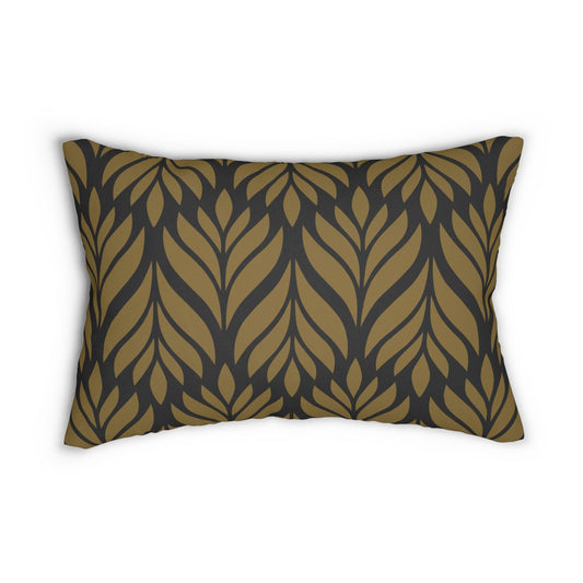 Pillow | Black & Gold | Palm