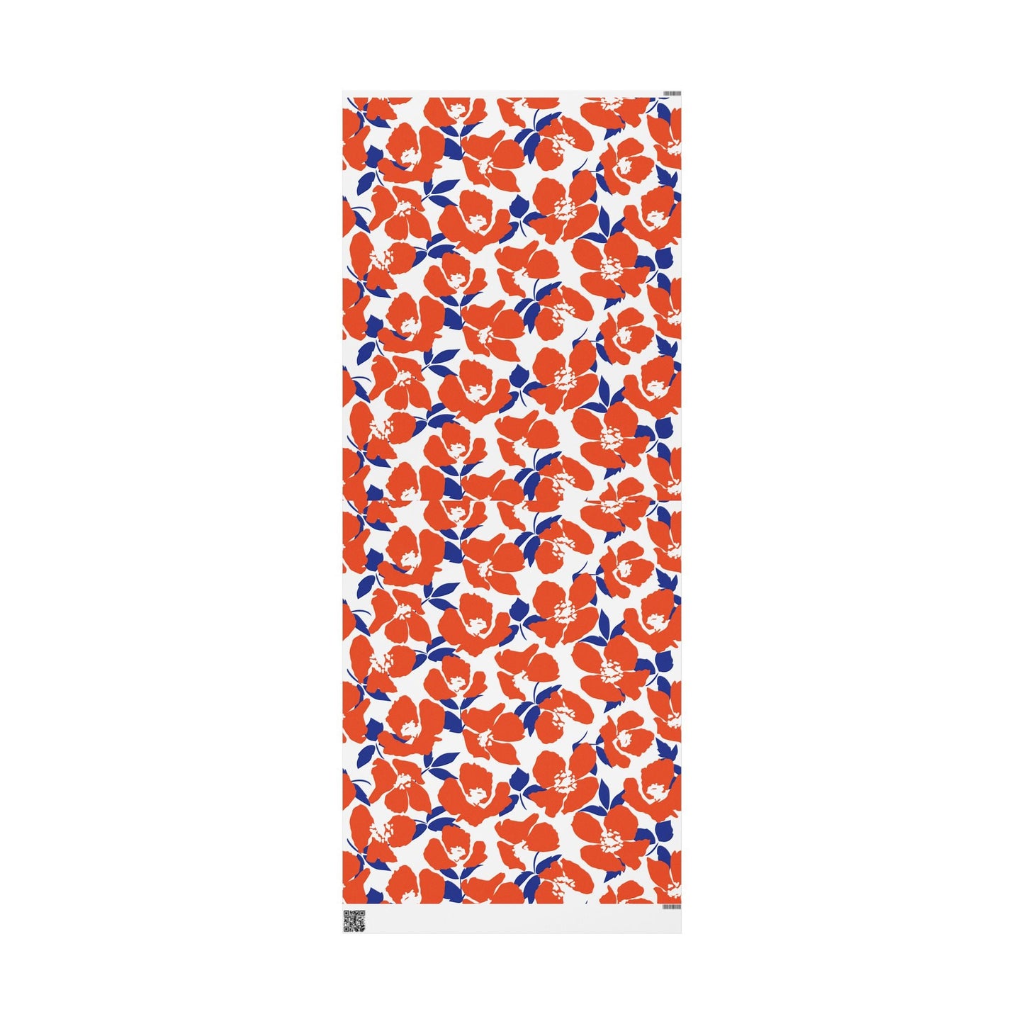 Gift Wrap | Bright Blue & Orange | Poppy