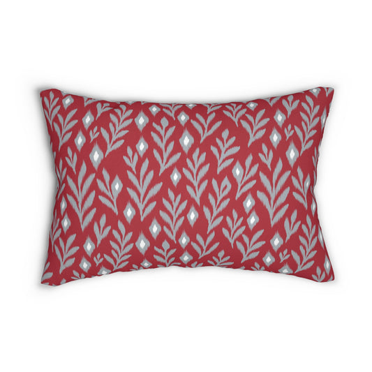 Pillow | Red & Gray | Laurel