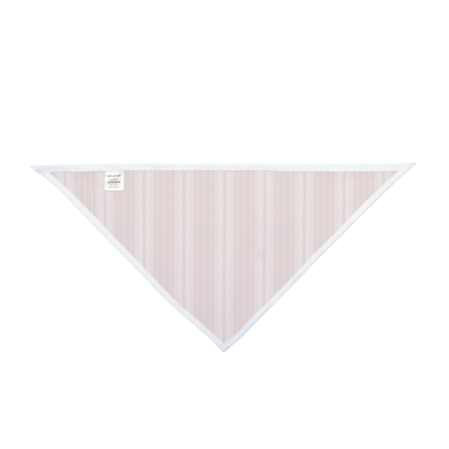 Pet Bandana | Maroon & White | Stripe