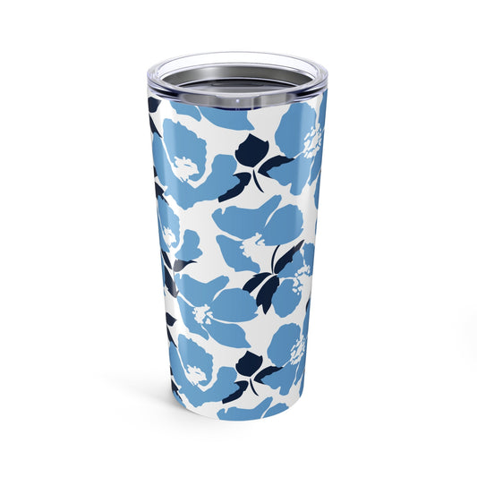 Tumbler | Light Blue & White | Poppy