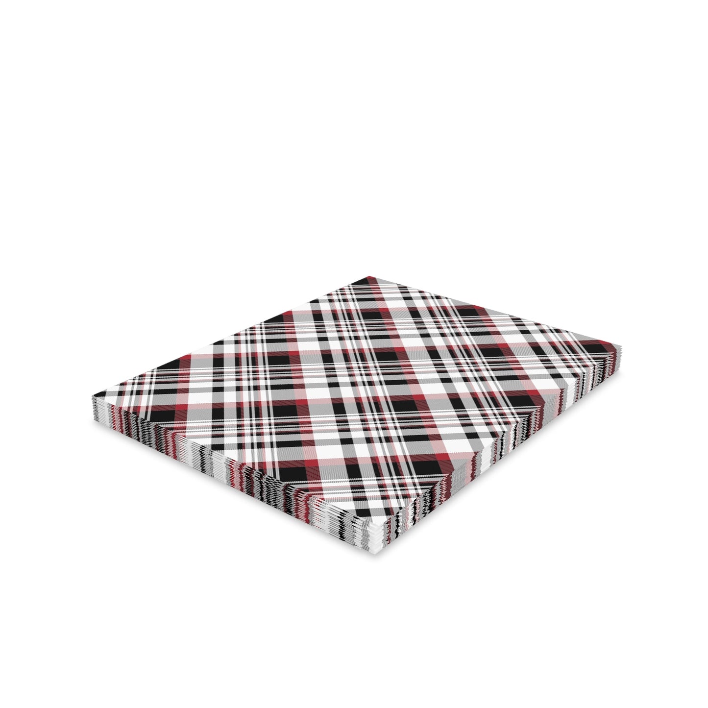Notecards Set | Red & Black | Tartan