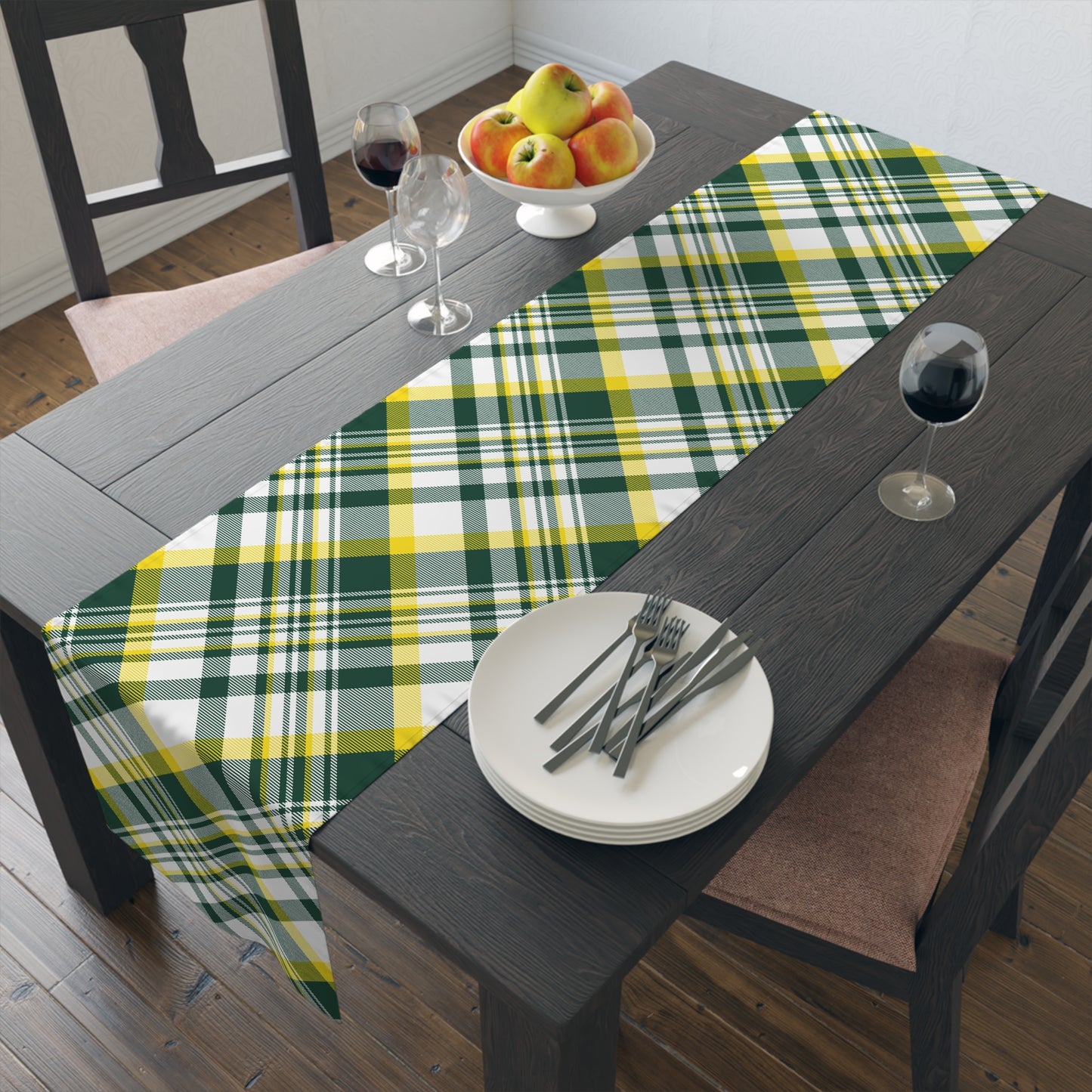 Table Runner | Eugene, Oregon | Tartan