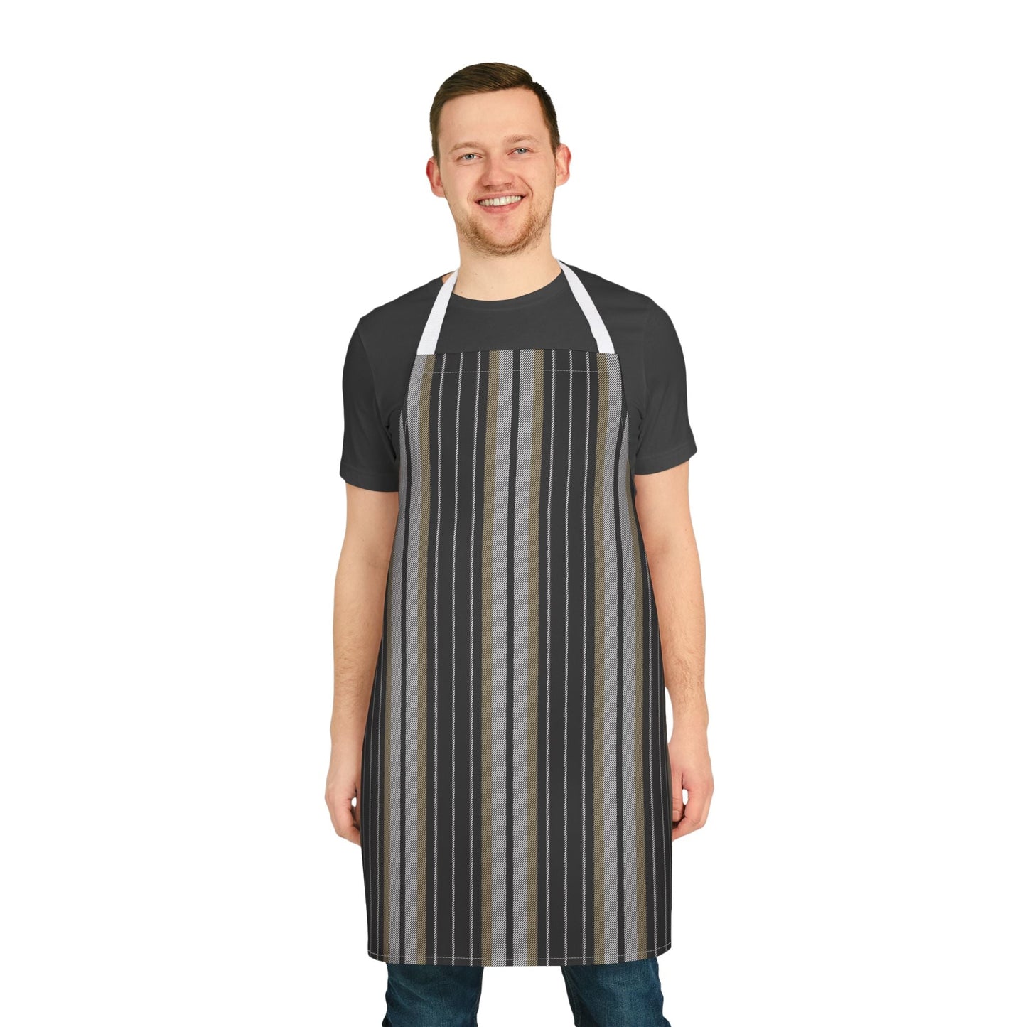 Apron | Black & Gold | Stripe