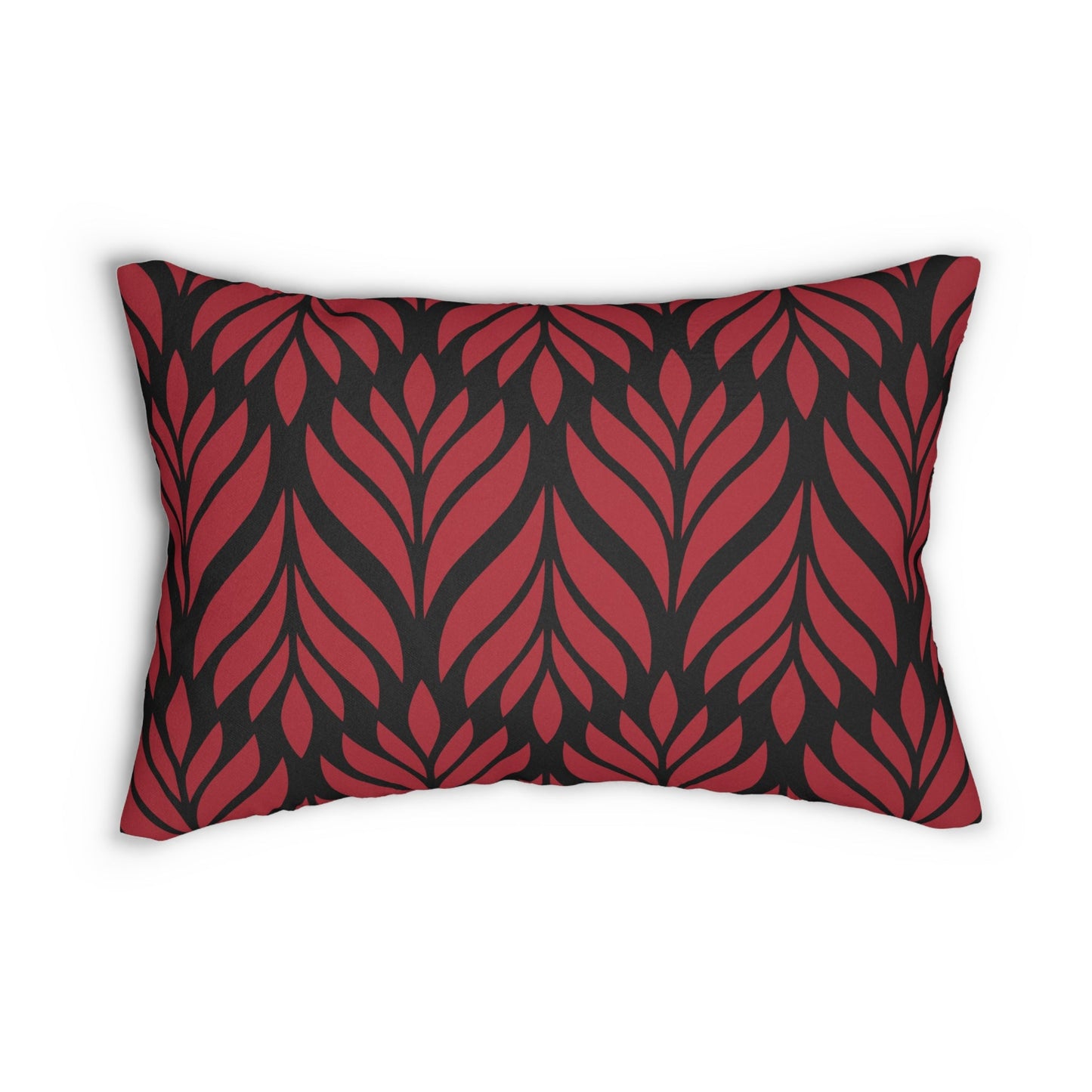 Pillow | Red & Black | Palm