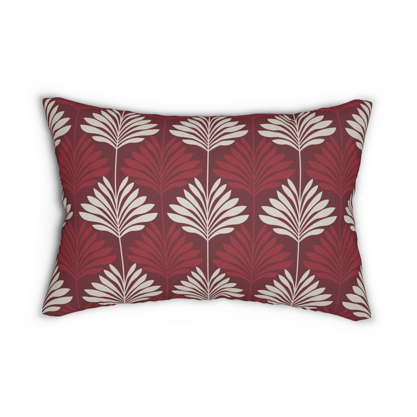 Pillow | Maroon & White | Deco