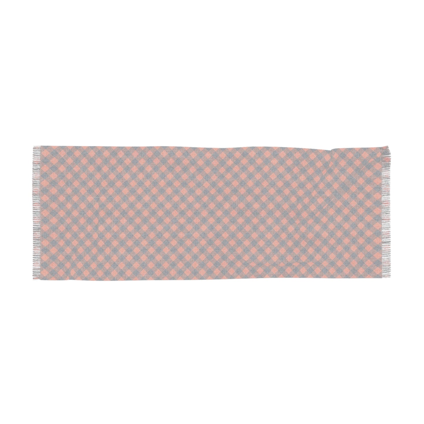 Scarf | Orange & Blue | Gingham