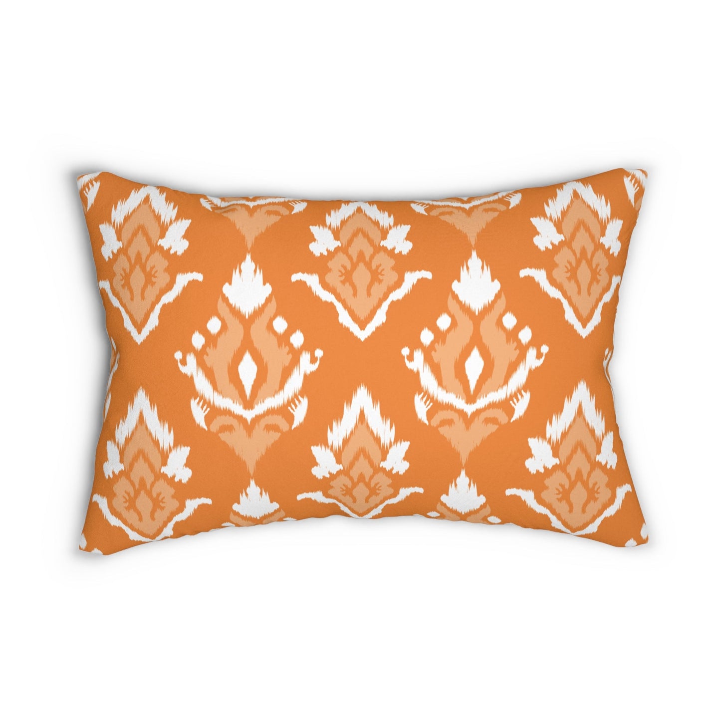 Pillow | Orange & White | Ikat