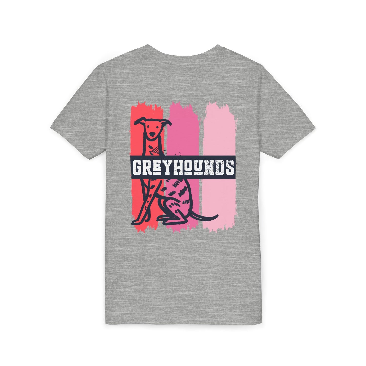 Youth Tee | Greyhounds | Pink Paint