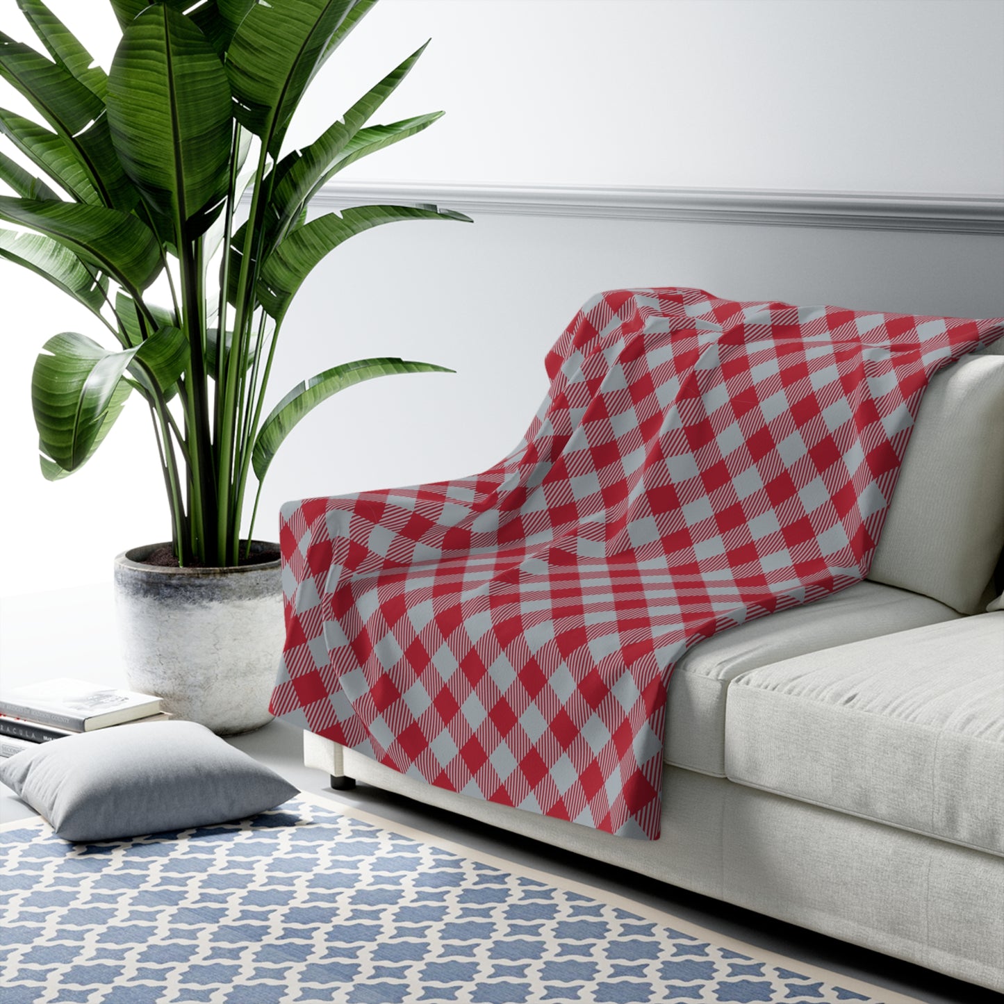 Sherpa Blanket | Columbus, Ohio | Gingham
