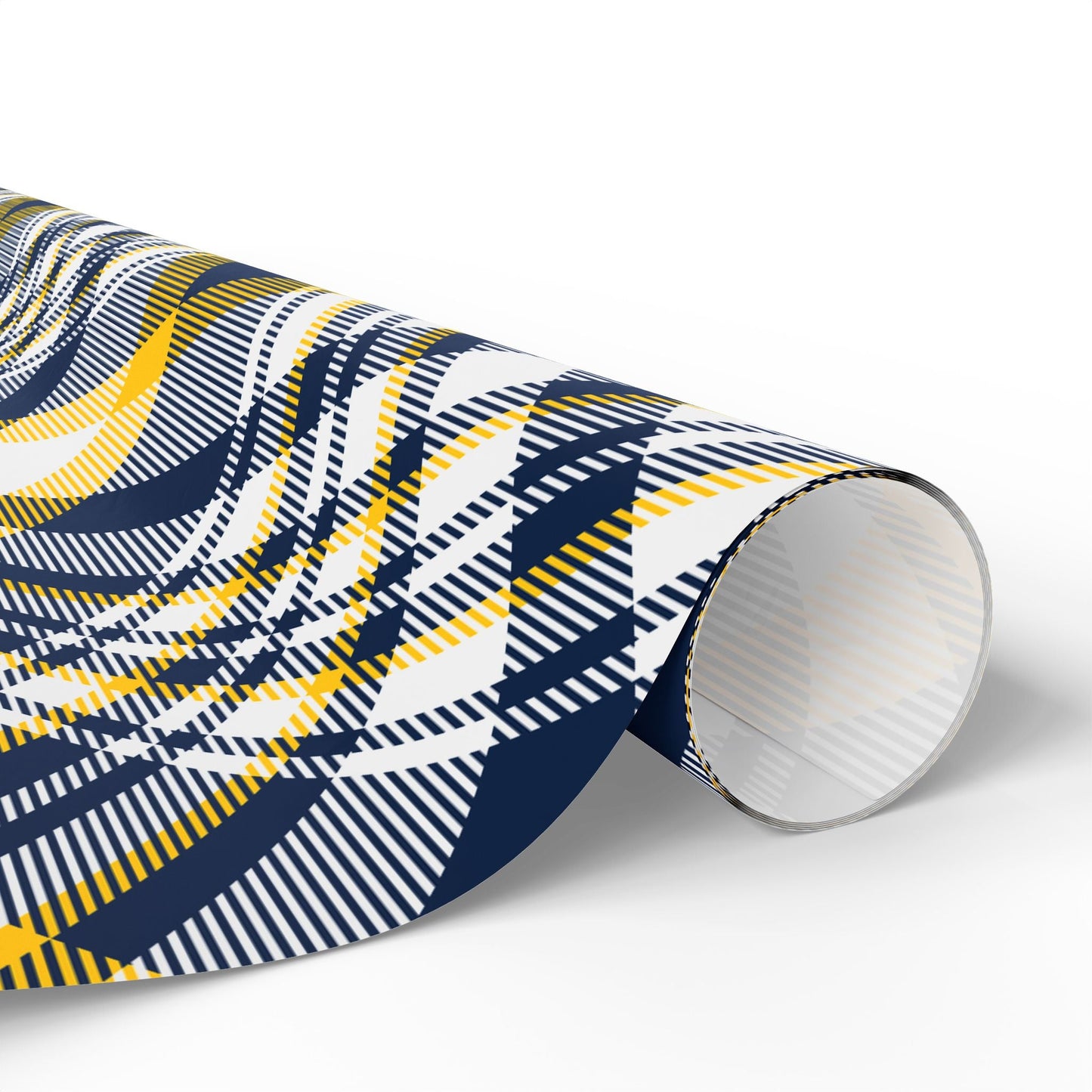 Gift Wrap | Yellow & Blue | Tartan