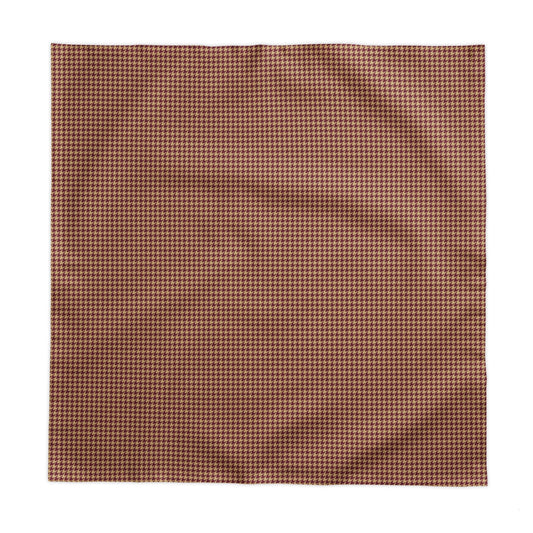 Tablecloth | Maroon & Gold | Houndstooth