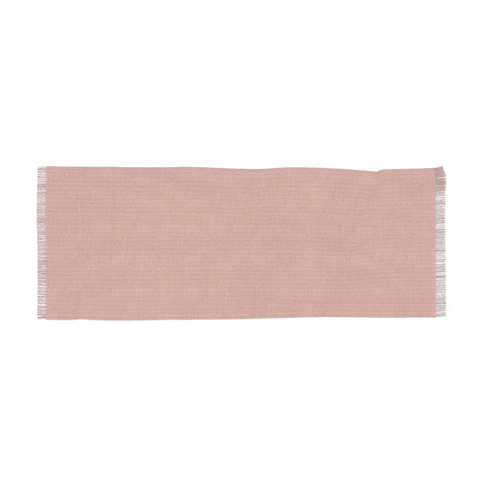 Scarf | Dark Orange & White | Pinstripe