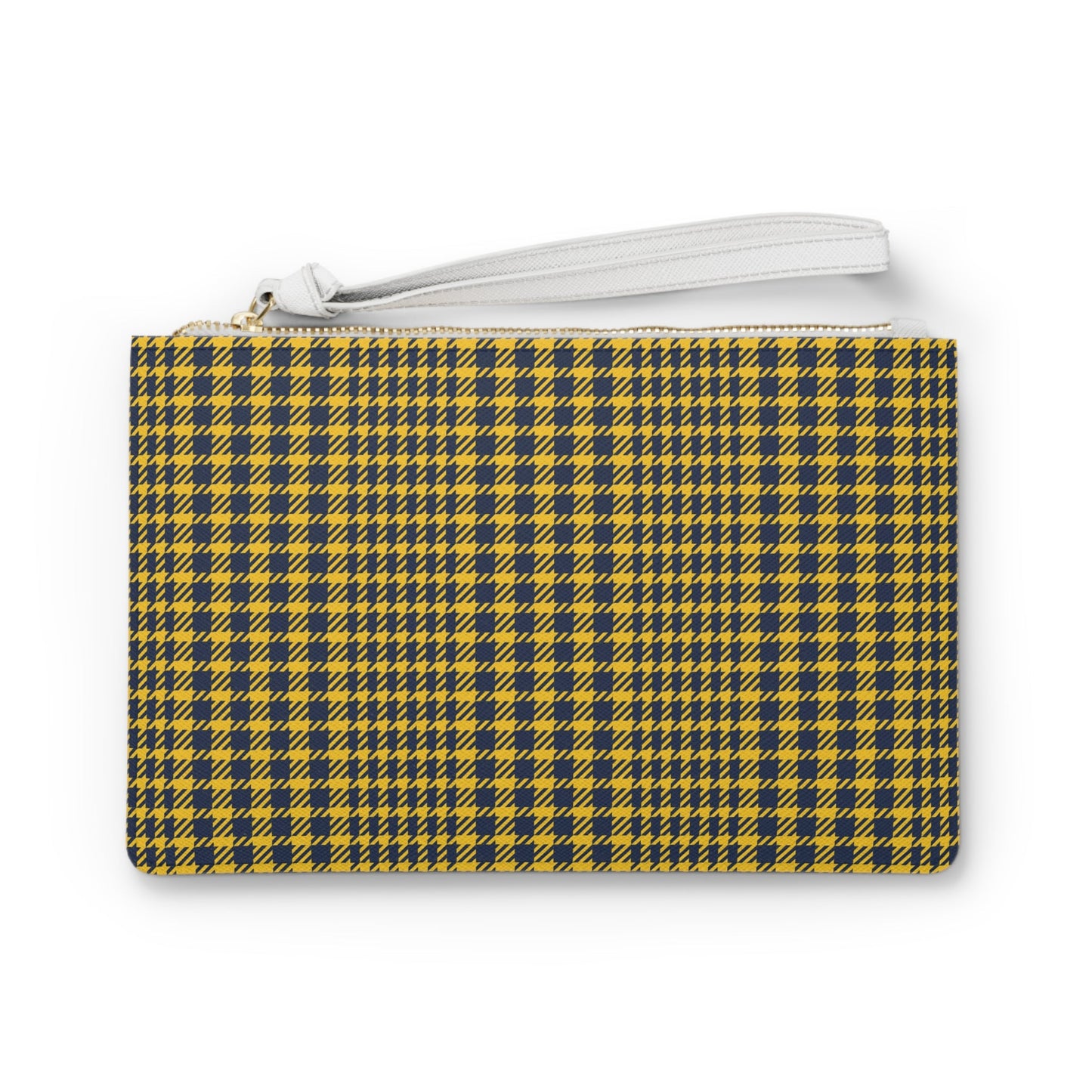 Clutch Bag | Yellow & Blue | Tweed