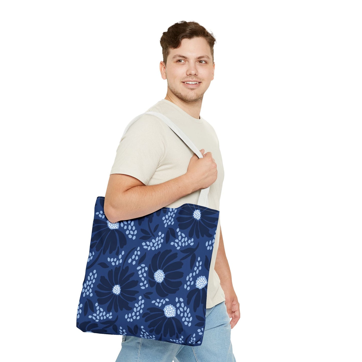 Tote Bag | Navy & White | Bellis