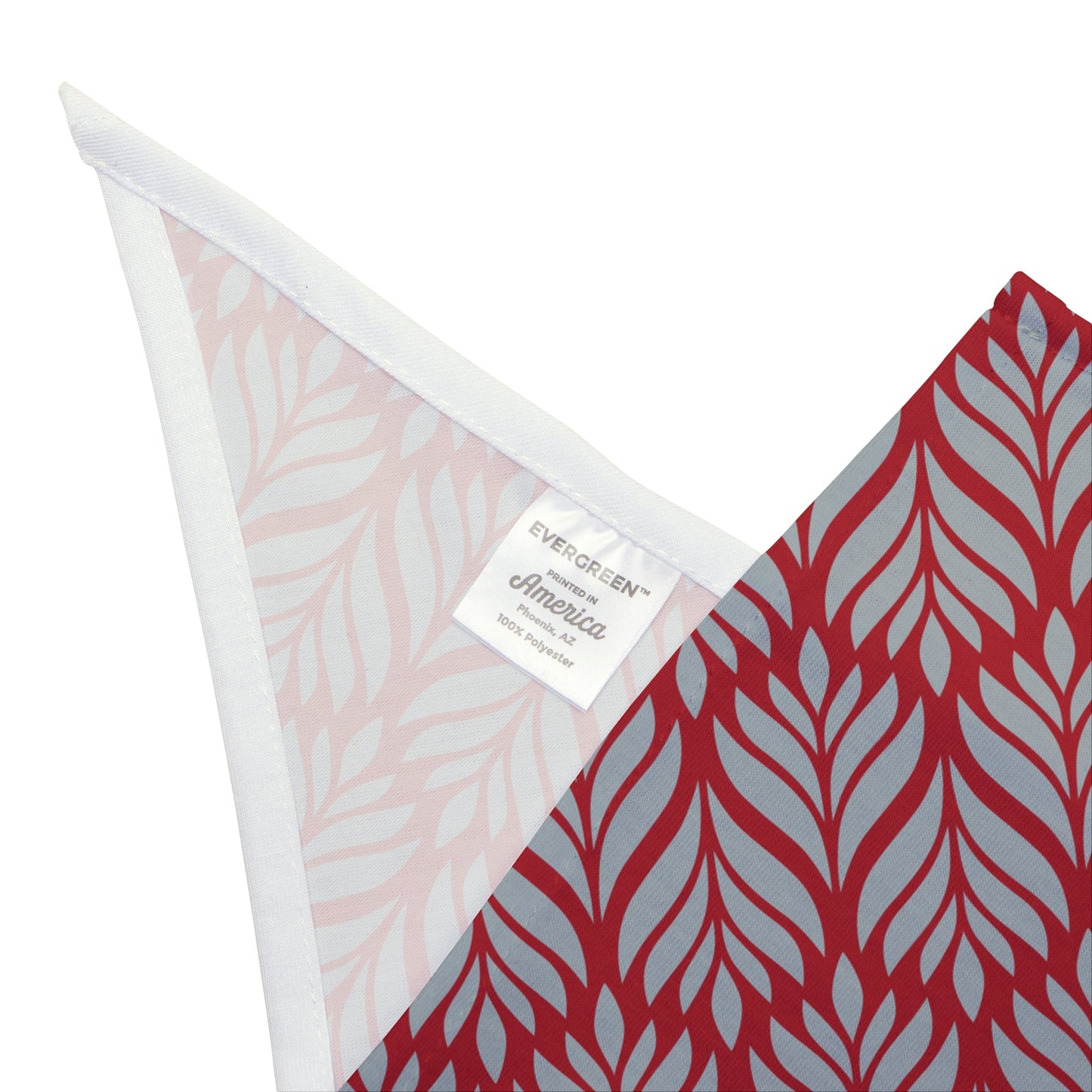 Pet Bandana | Red & Gray | Palm