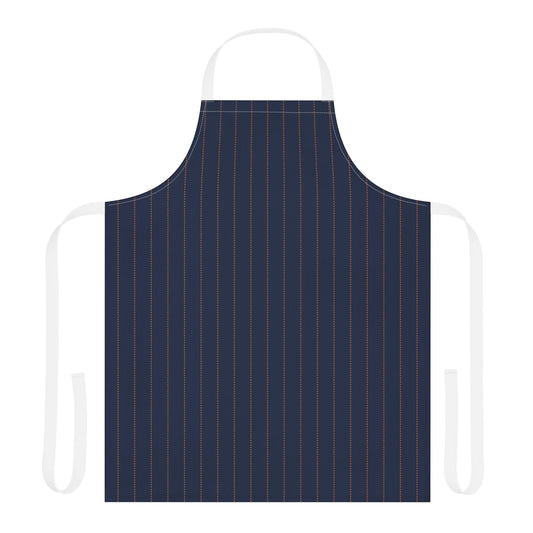 Apron | Orange & Blue | Pinstripe