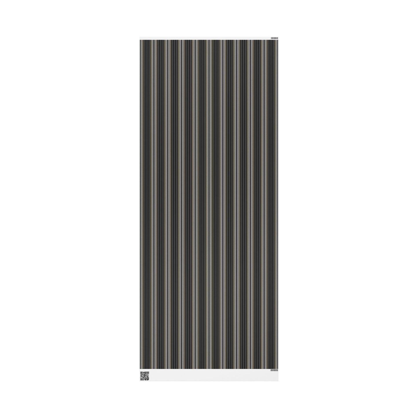 Gift Wrap | Black & Gold | Stripe