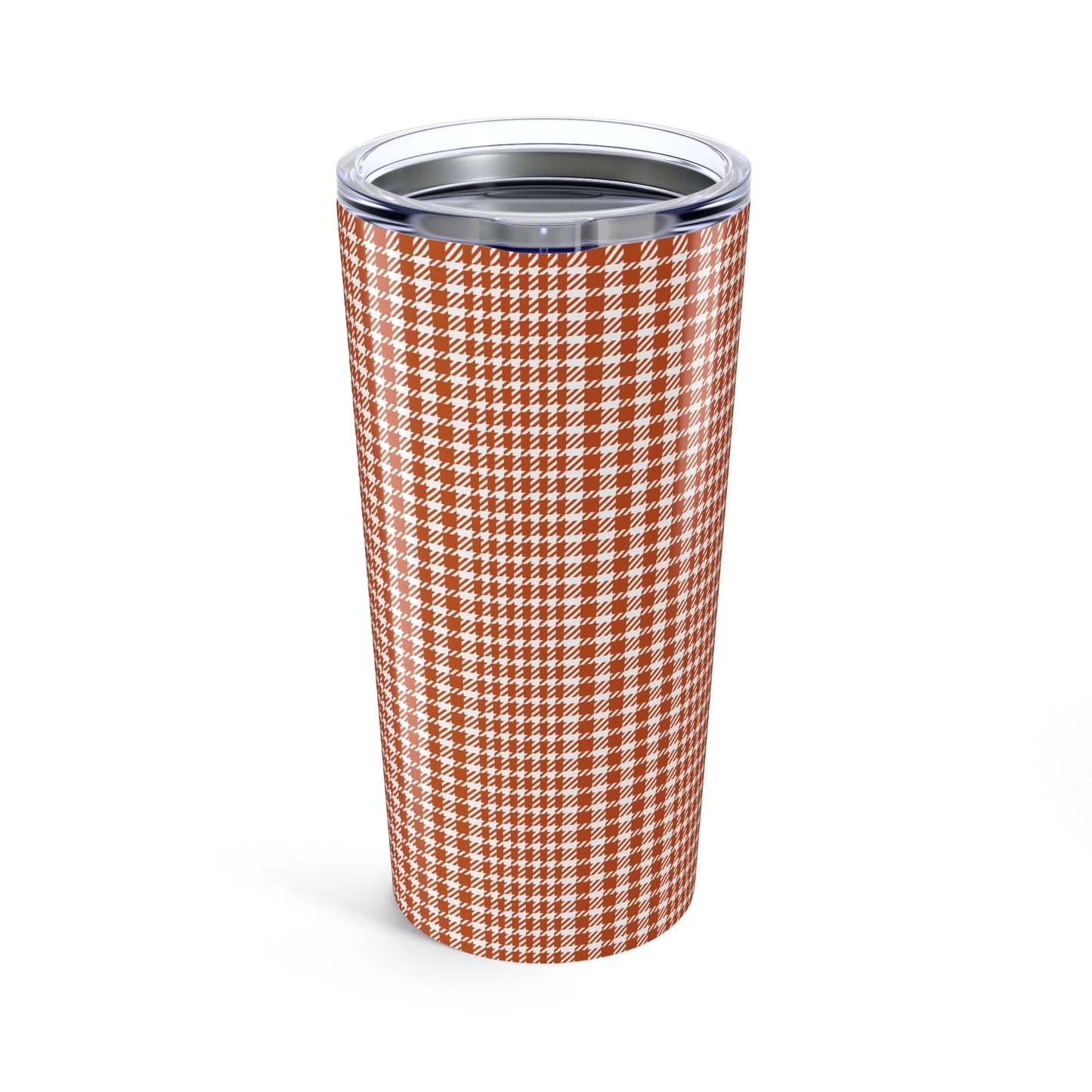 Tumbler | Dark Orange & White | Tweed