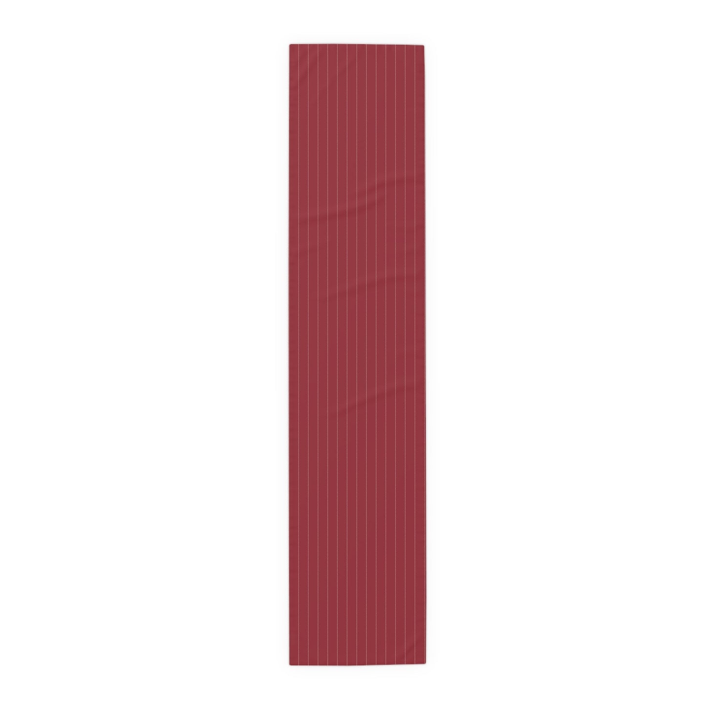 Table Runner | Maroon & White | Pinstripe