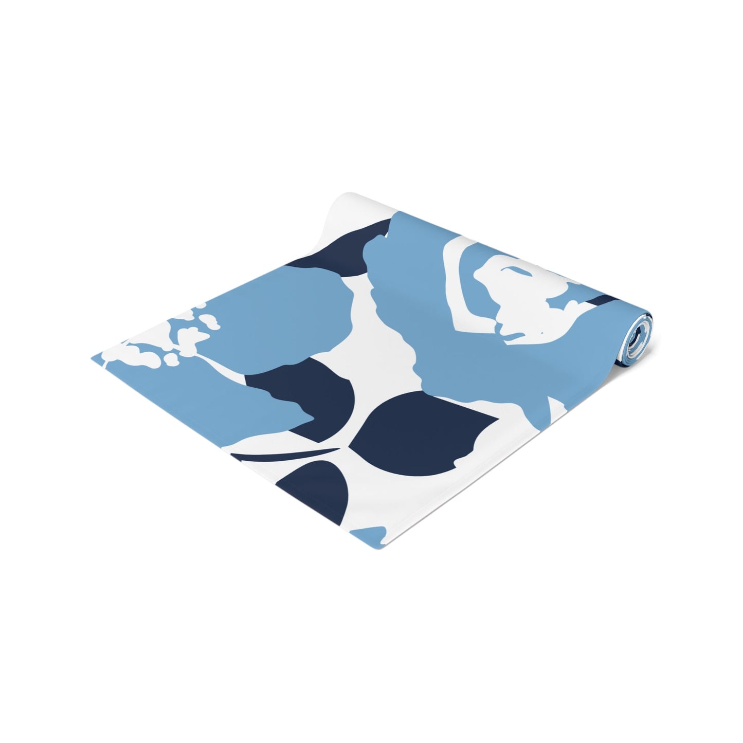 Table Runner | Light Blue & White | Poppy