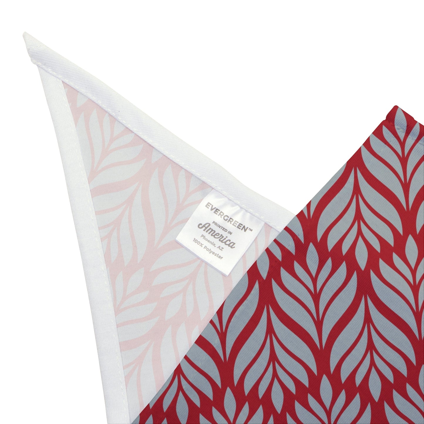 Pet Bandana | Red & Gray | Palm