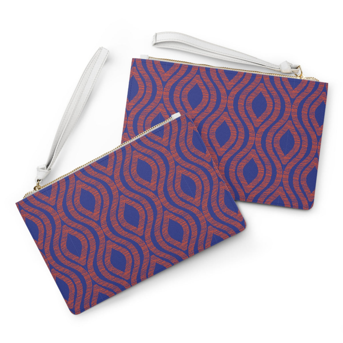 Clutch Bag | Bright Blue & Orange | Ogee