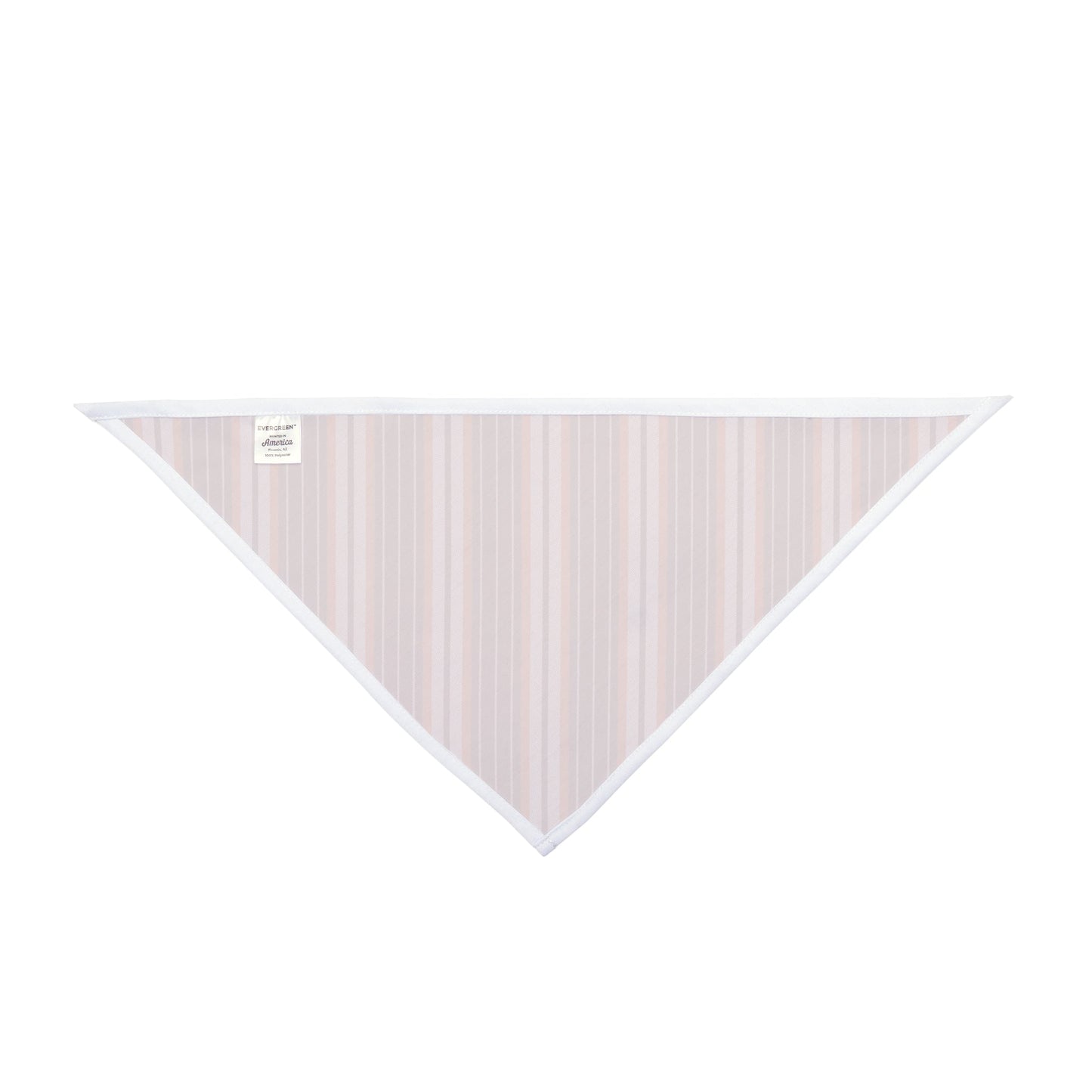 Pet Bandana | Maroon & Orange | Stripe