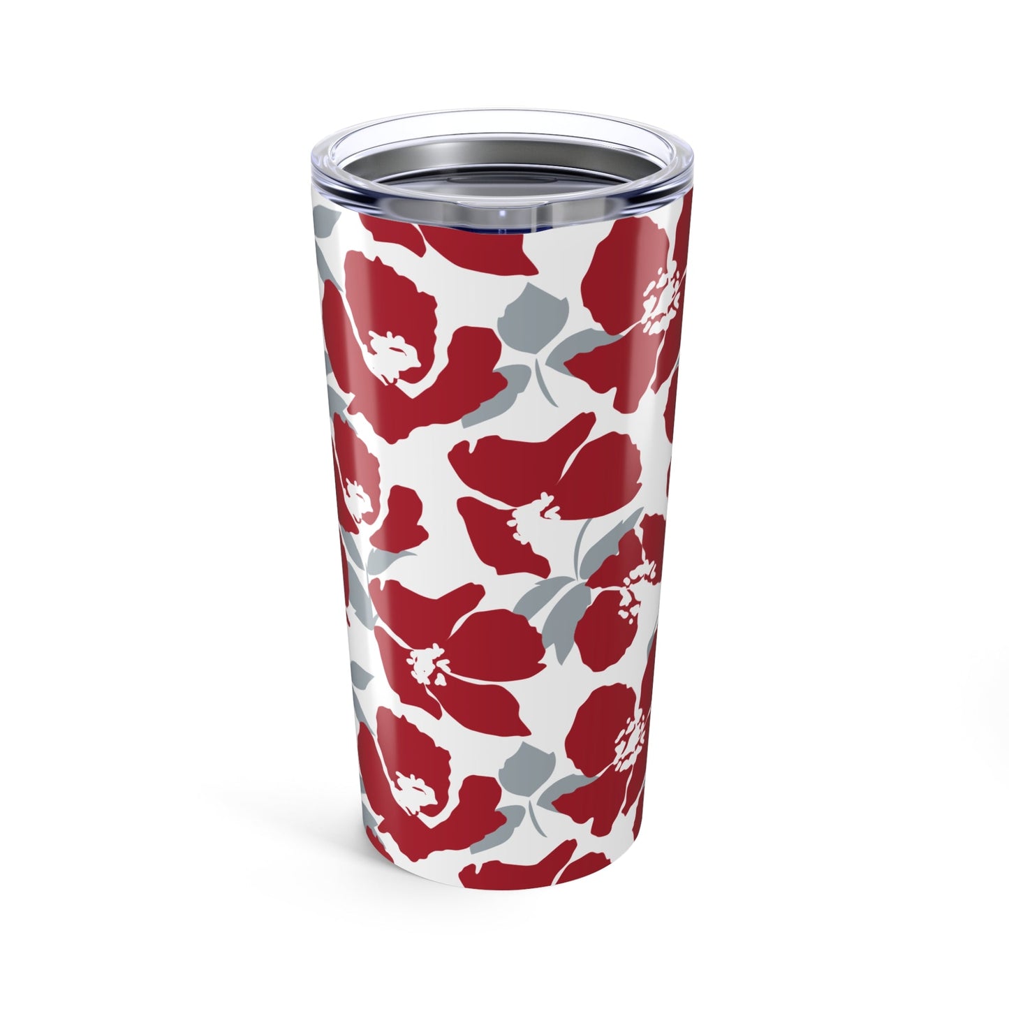Tumbler | Red & Gray | Poppy
