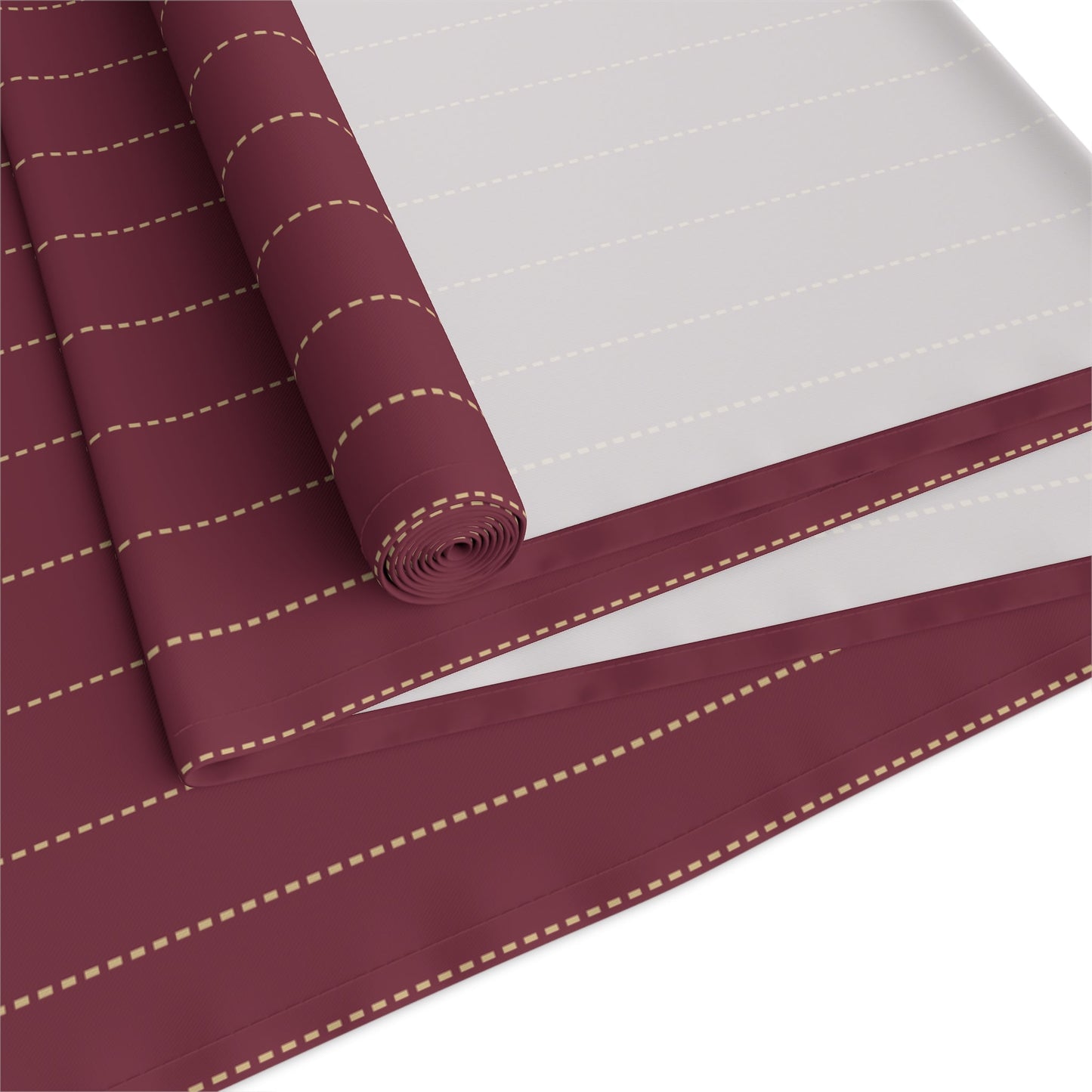Table Runner | Maroon & Gold | Pinstripe