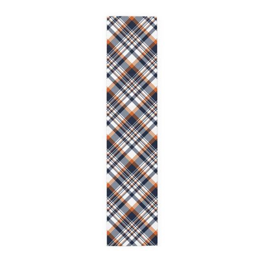 Table Runner | Orange & Blue | Tartan